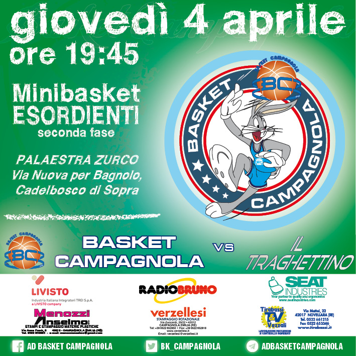 MB: Esordienti – 7. Giornata seconda fase: Il Traghettino vs Basket Campagnola
