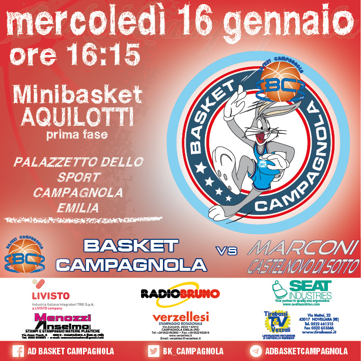 MB: Aquilotti – 6.Giornata: Basket Campagnola vs Marconi