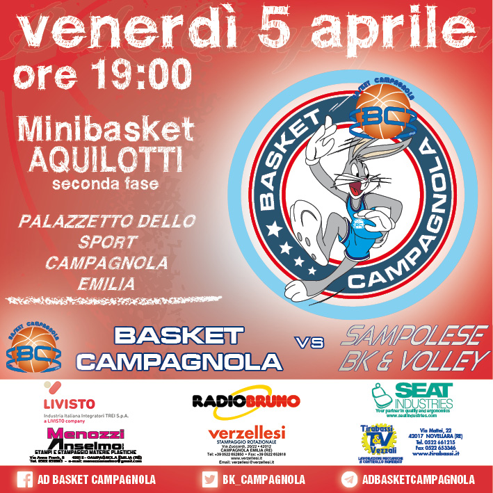 MB: Aquilotti – 7.Giornata seconda fase: Basket Campagnola vs Sampolese Basket & Volley