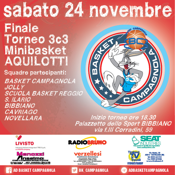 Minibasket: Finali Torneo 3vs3 – categoria Aquilotti