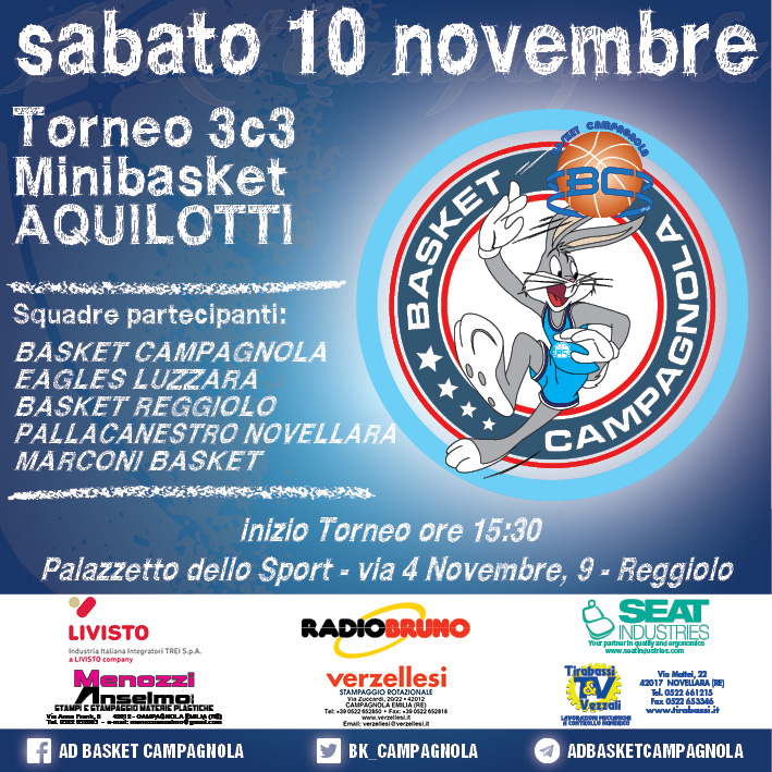 Minibasket: Torneo 3vs3 – categoria Aquilotti