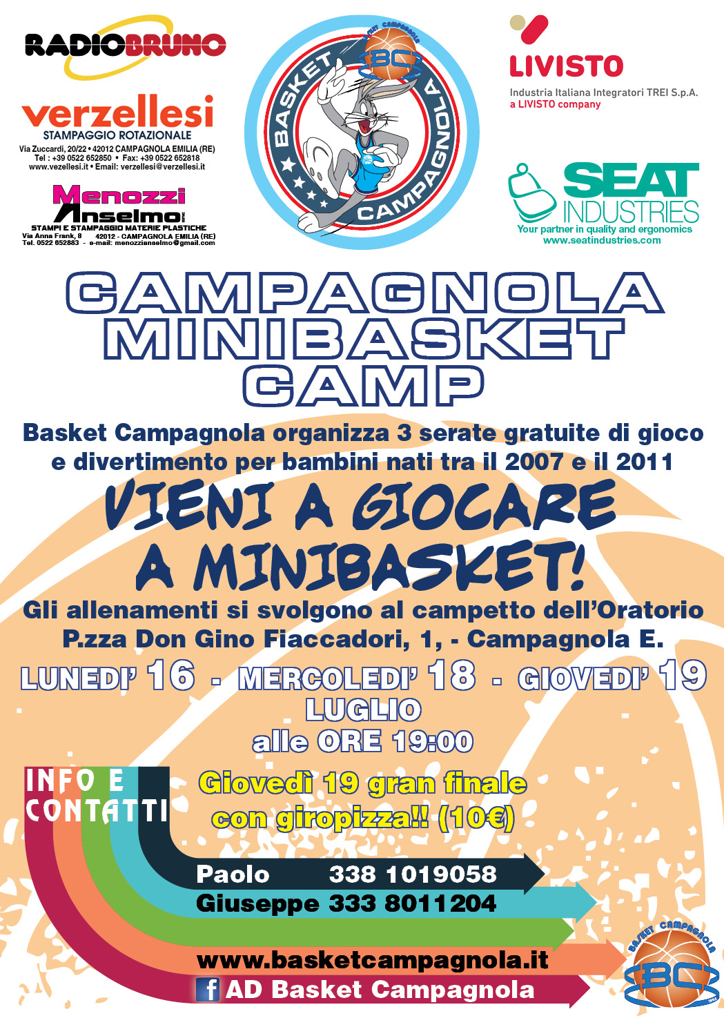 1. Campagnola Minibasket Camp