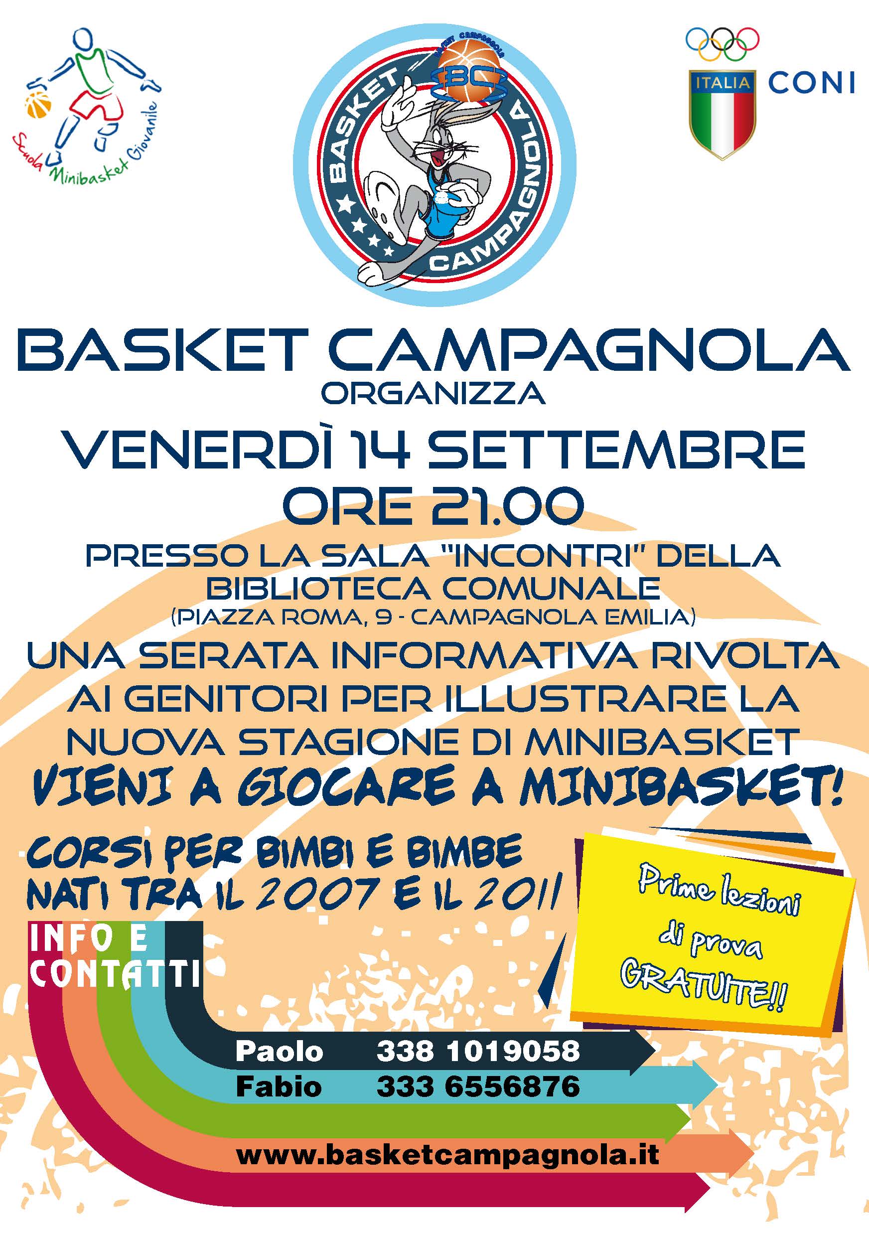 Nuova Stagione Minibasket 2018/2019